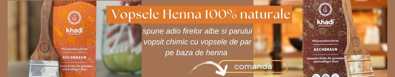 Henna Vopsea de par naturala